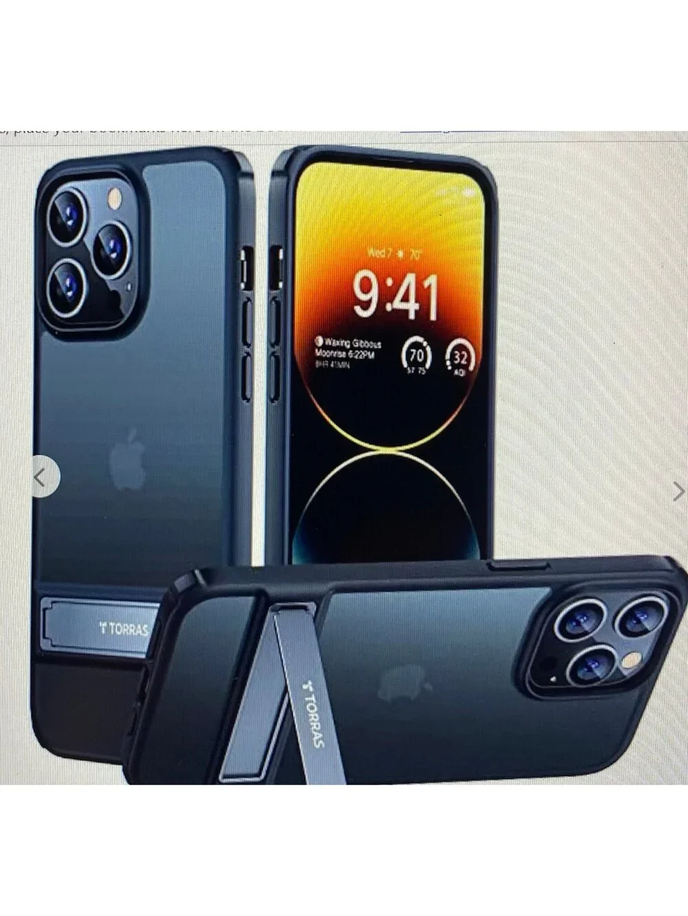 Torras Marsclimber Case for iPhone 14 Pro Translucent